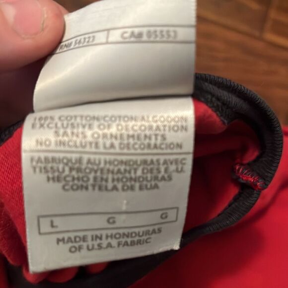 Y2K Nike Red & Black Ringer Shirt - Picture 12 of 12